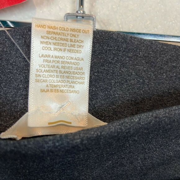 Matty M Women's Charcoal Elastic Waist Pull On Activewear Legging size Medium - Picture 6 of 14